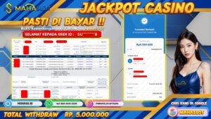 MAHASLOT JACKPOT LIVE CASINO SWEET BONANZA CANDY LAND Rp. 5.000.000,- LUNAS