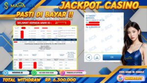 MAHASLOT JACKPOT LIVE CASINO SWEET BONANZA CANDY LAND Rp. 6.300.000,- LUNAS