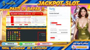 MAHASLOT JACKPOT SLOT GAMES GATES OF OLYMPUS Rp. 12.00.000,- LUNAS