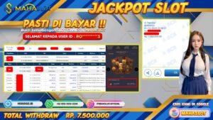 MAHASLOT JACKPOT SLOT GAMES WILD BOUNTY SHOWDOWN Rp. 7.500.000,- LUNAS